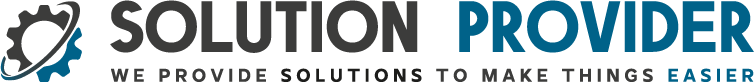 Solution Provider: We provide solutions to make things easier